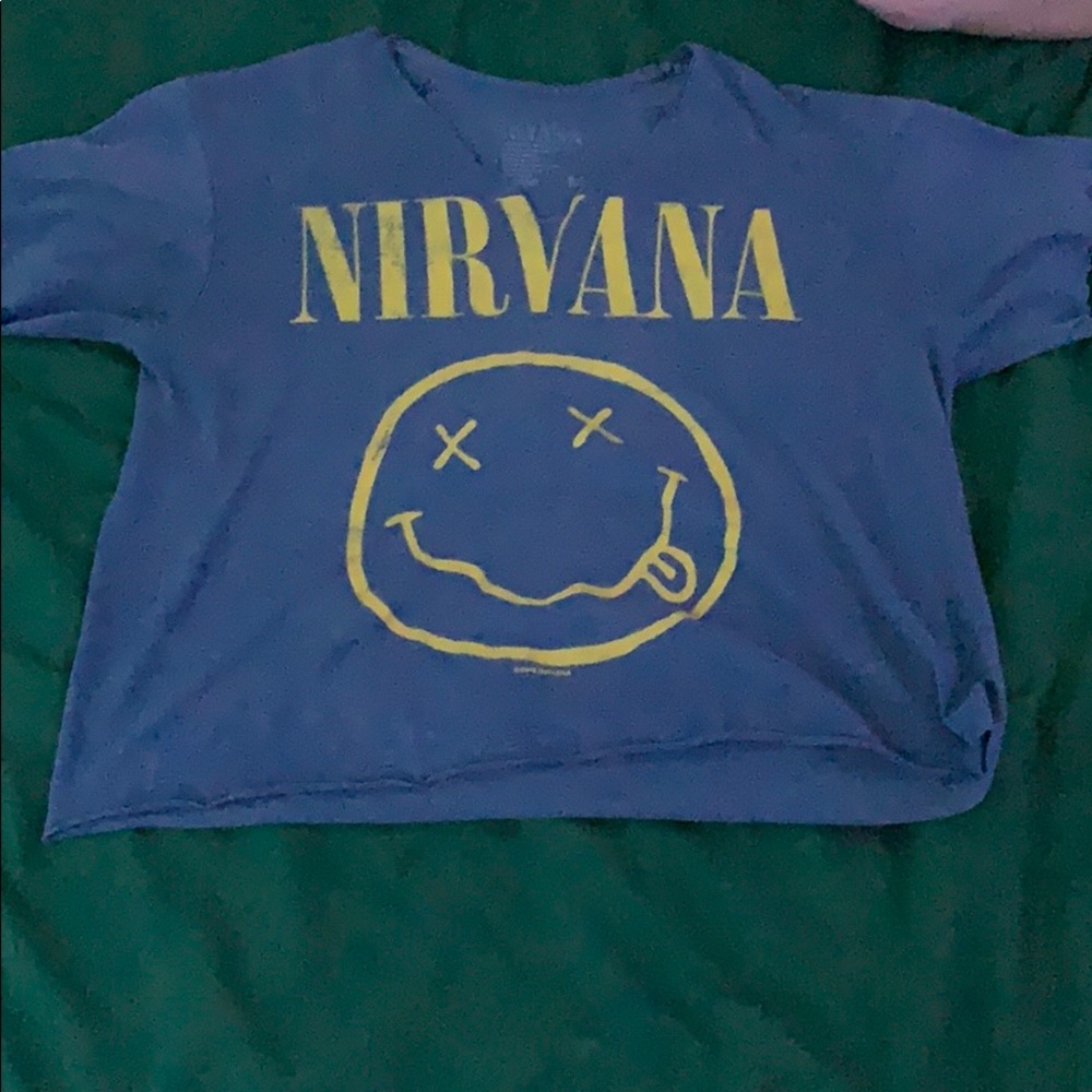 dark gray T-shirt